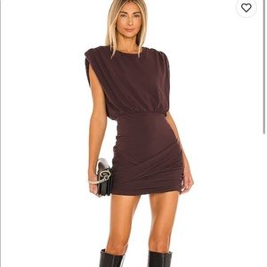 Brand new Michael Costello chocolate brown dress